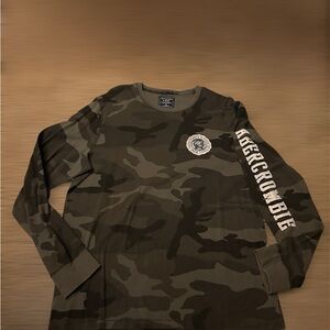 Abercrombie Camo Long Sleeve Shirt